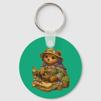 Kingdom Bear herbalist Key Ring