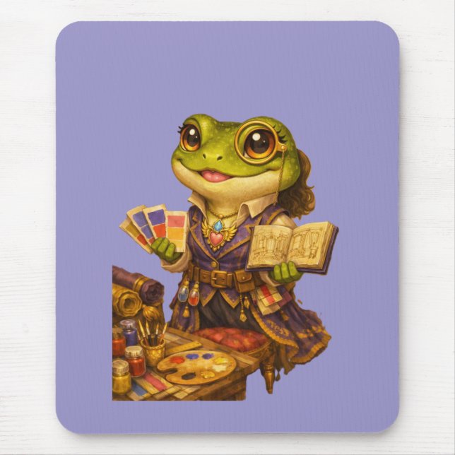 Kingdom Designer Frog Character Mouse Mat (Front)