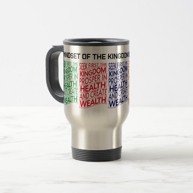 Kingdom Entrepreneur Christian Business Travel Mug (Front Left)