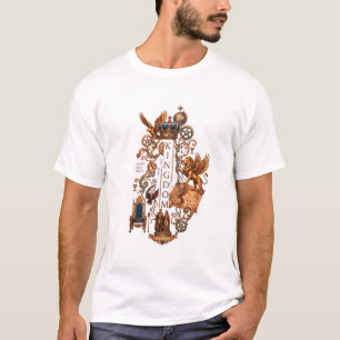 Kingdom" Epic Royal Emblem Graphic –Majestic T-Shirt
