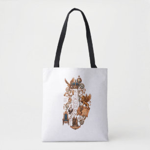 Kingdom" Epic Royal Emblem Graphic –Majestic Tote Bag