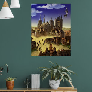 Kingdom Fantasy Digital Art Poster #02