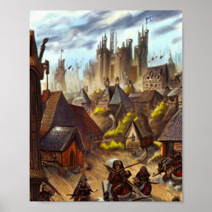 Kingdom Fantasy Digital Art Poster #06