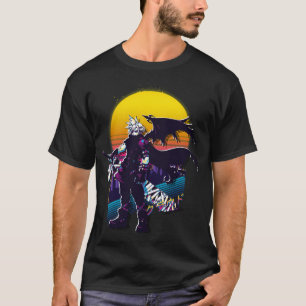 Kingdom Hearts Cloud Retrowave T-Shirt