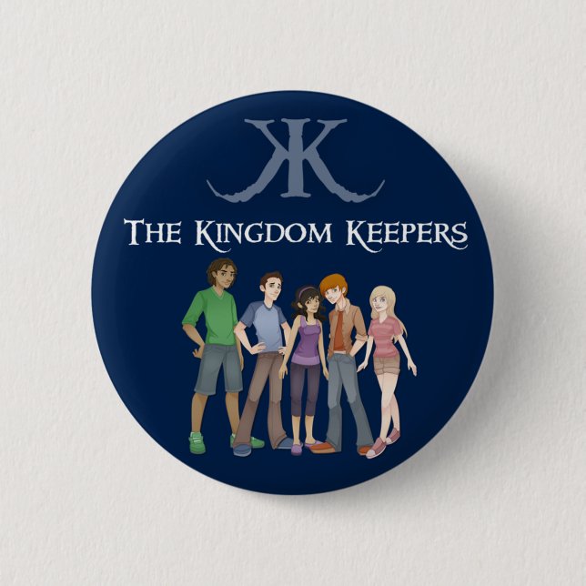 Kingdom Keepers Characters Button (Front)