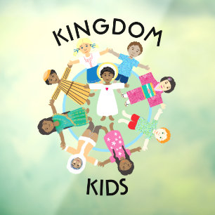 Kingdom Kids Christian Club Window Cling