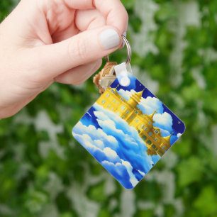 Kingdom Mansion Christian Keychain