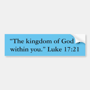 "Kingdom" Motivational Bumper Sticker