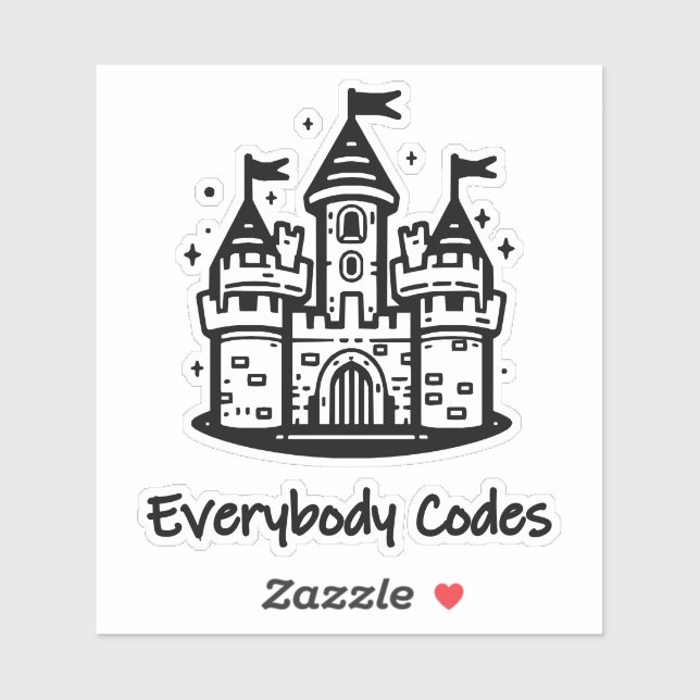 Kingdom of Algorithmia Custom-Cut Vinyl Sticker (Sheet)