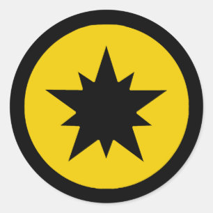 Kingdom of Ansteorra Populace Badge Classic Round Sticker