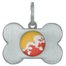 Kingdom of Bhutan flag, dragon fire