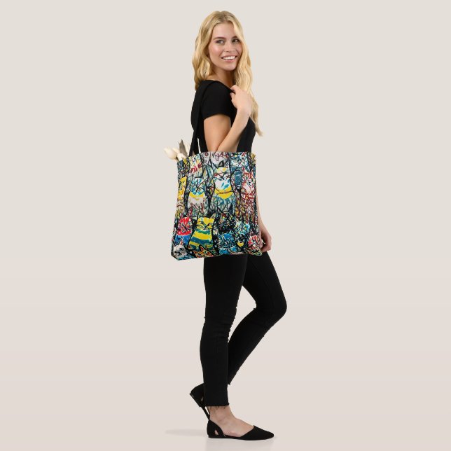 kingdom of cats tote bag (On Model)