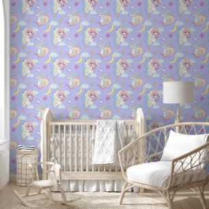 "Kingdom of Dreams" Pegasus and Unicorn Wallpaper
