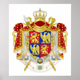 Kingdom of Holland Coat of Arms (1808) Poster
