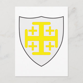 Kingdom of Jerusalem Coat of Arms Postcard
