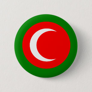 Kingdom of Kurdistan Flag (1922-1924, 1925) 6 Cm Round Badge