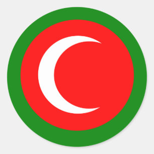 Kingdom of Kurdistan Flag (1922-1924, 1925) Classic Round Sticker