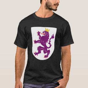 Kingdom Of Leon Coat Of Arms Crest Spain Portugal T-Shirt
