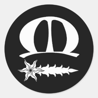 Kingdom of Meridies Populace Badge Classic Round Sticker