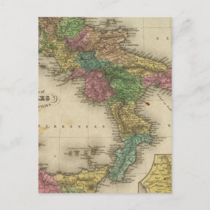 Kingdom of Naples or The Two Sicilies 2 Postcard