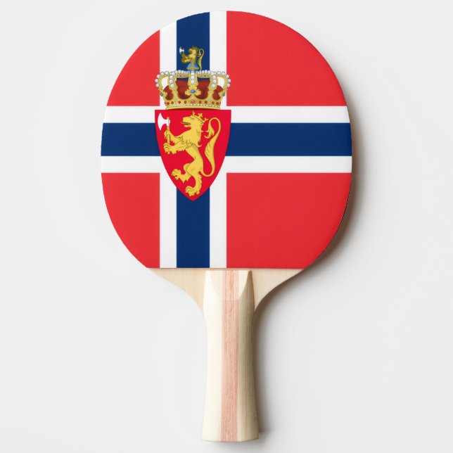 Kingdom Of Norway Ping Pong Paddle! Paddle (Front)