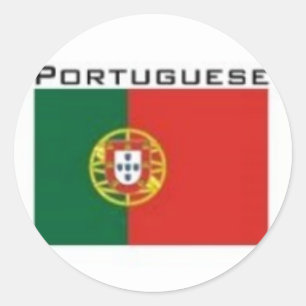 kingdom of Portugal Flag Classic Round Sticker