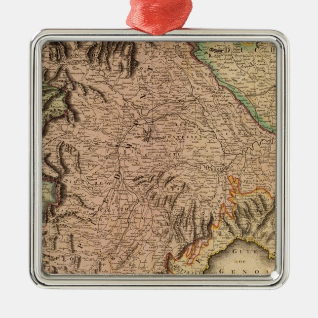 Kingdom of Sardinia Metal Tree Decoration (Front)