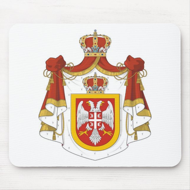 Kingdom of Serbia Mouse Mat (Front)