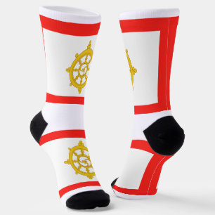 Kingdom of Sikkim Flag Socks