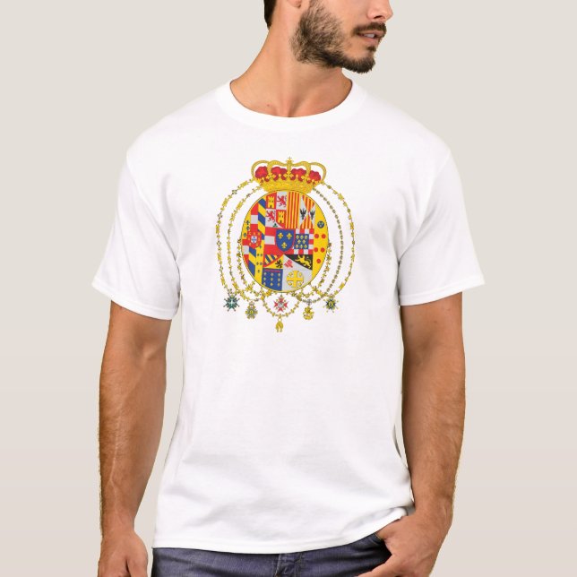 Kingdom of Two Sicilies Coat of Arms T-Shirt (Front)