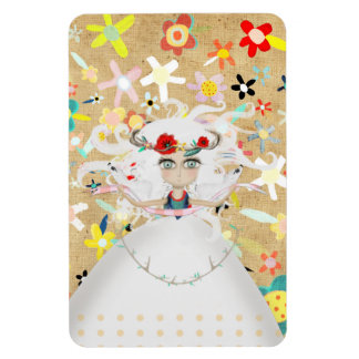 Kingdom Princess Fowers Garland Magnet