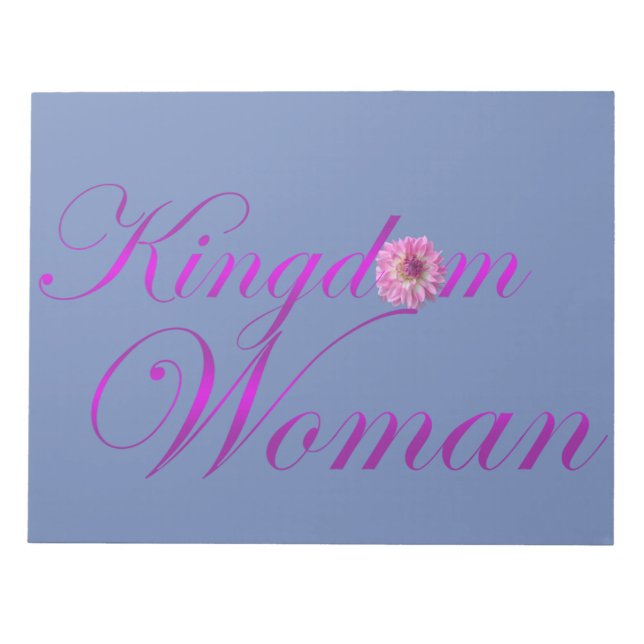 Kingdom Woman Notepad (Front)