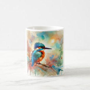 Kingfisher 101024AREF111 - Watercolor Coffee Mug