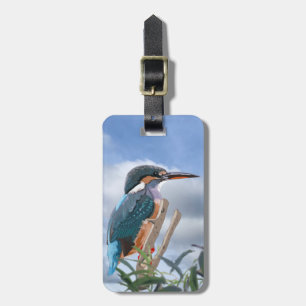 Kingfisher and Willow Luggage Tag