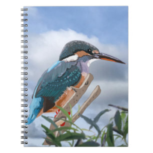 Kingfisher and Willow Notebook