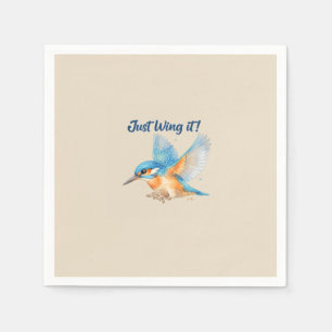 Kingfisher Apron – Just Wing It! Kitchen Apron Napkin