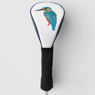 Kingfisher Bird Art Golf Head Cover
