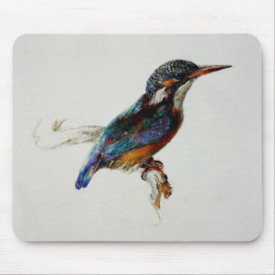 Kingfisher Bird (by John Ruskin) Mouse Mat