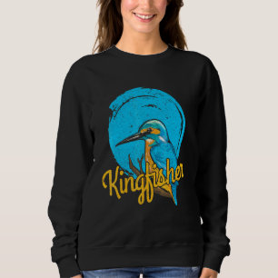 Kingfisher Bird Design Bird Sweatshirt