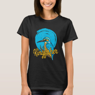 Kingfisher Bird Design Bird T-Shirt