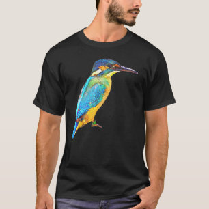 Kingfisher Bird Designs Alcedinidae Kingfisher Bir T-Shirt