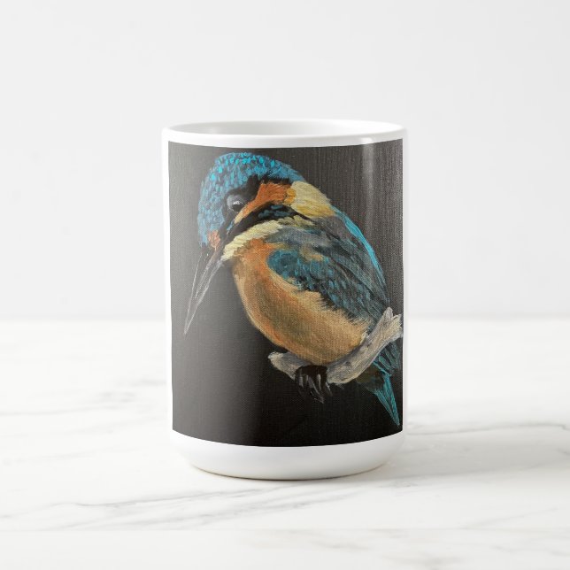 Kingfisher Bird Fine Art Mug  (Center)