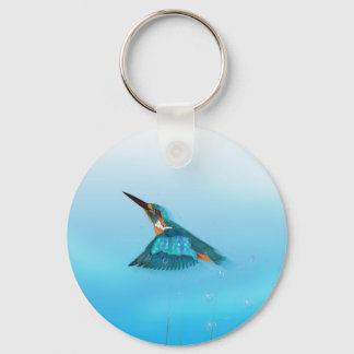 Kingfisher Bird Key Ring