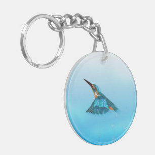 kingfisher Bird Key Ring