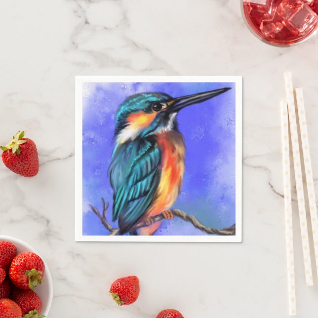 Kingfisher Bird Napkins (Insitu)