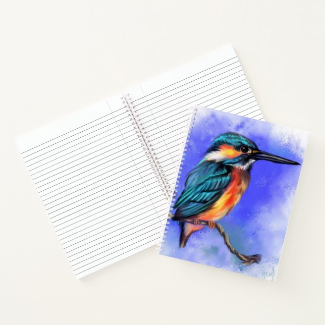 Kingfisher Bird Notebook (Inside)