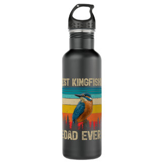 Kingfisher Bird Vintage Best Kingfisher Dad Ever F 710 Ml Water Bottle