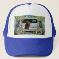 Kingfisher Bird Watching Fan Trucker Hat