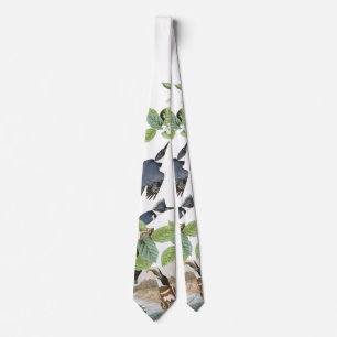 Kingfisher Birds Audubon Wildlife Tie
