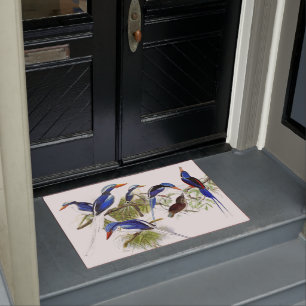 Kingfisher Birds Wildlife Animals Door Mat